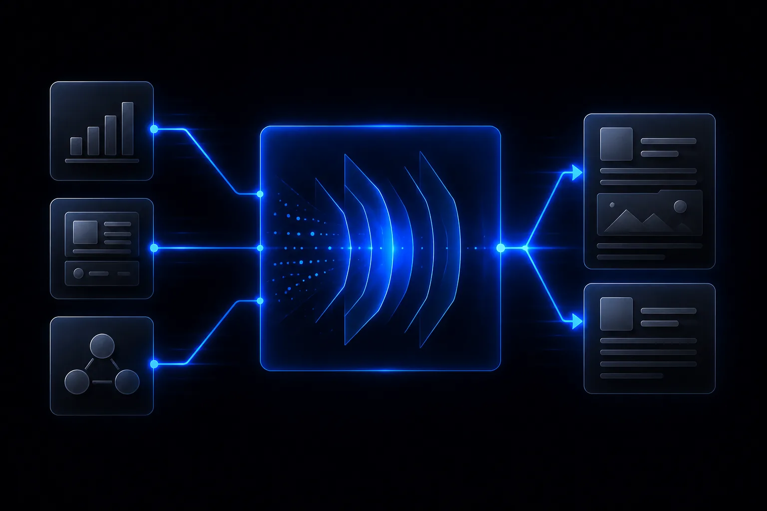 Illustration of a connected network of OR stories